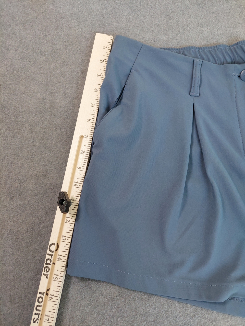 Adidas Go-To Pleated Golf Shorts Wonder Blue Performance Size Large IP4198 - Picture 5 of 10